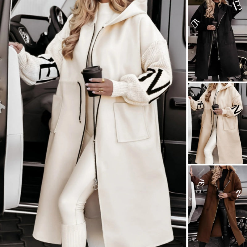 LIORA| Kurtka z zamkiem i kapturem