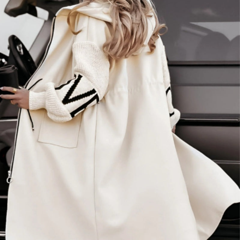 LIORA| Kurtka z zamkiem i kapturem