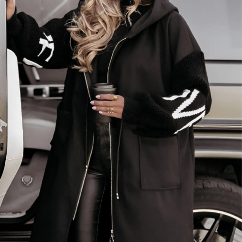 LIORA| Kurtka z zamkiem i kapturem